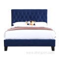 Modern Style KD Upholstered Soft Bed Bedroom Furniture